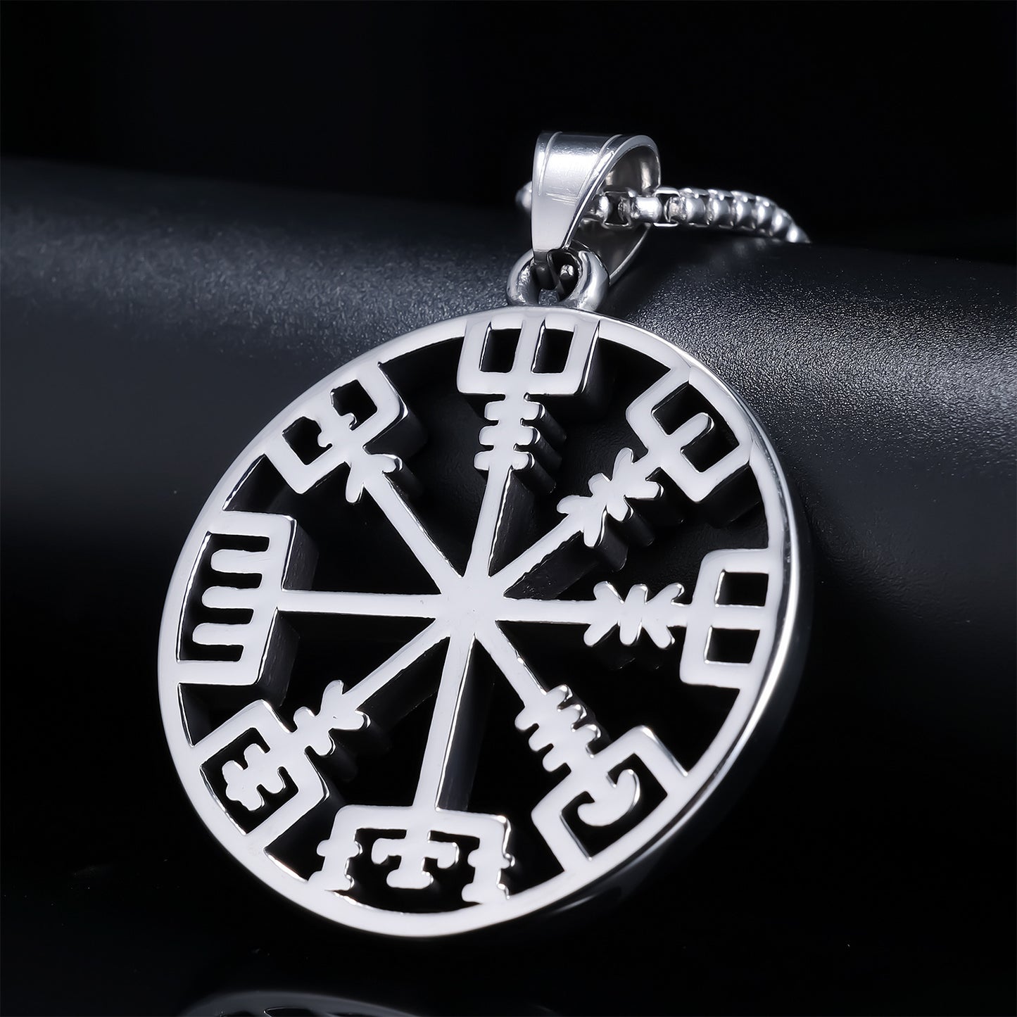 Runic Personality Retro Fashion Titanium Steel Pendant