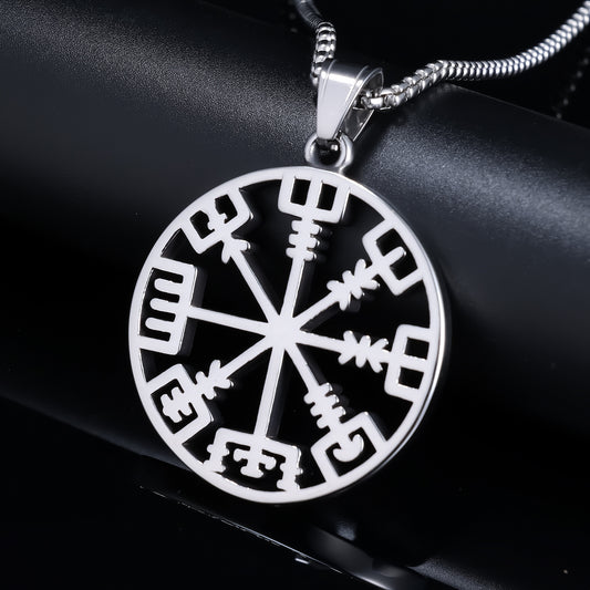 Runic Personality Retro Fashion Titanium Steel Pendant