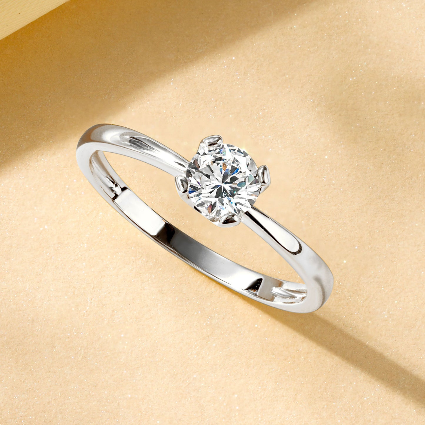 A Versatile Light-luxury Fashion Ring Featuring A Refined Geometric Design