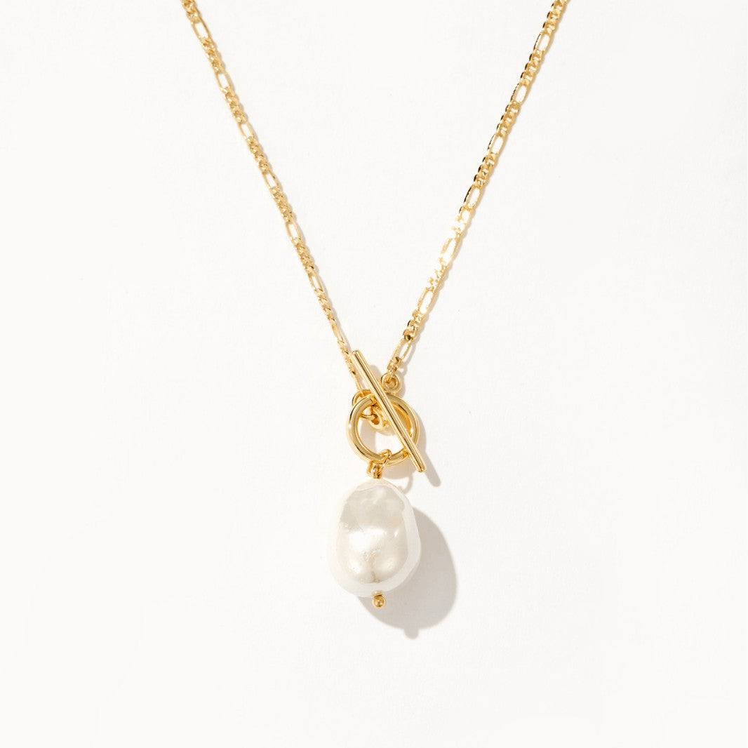 NK Pearl Womens Versatile Baroque Necklace