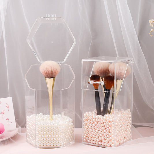 Square Pearl Cosmetic Box