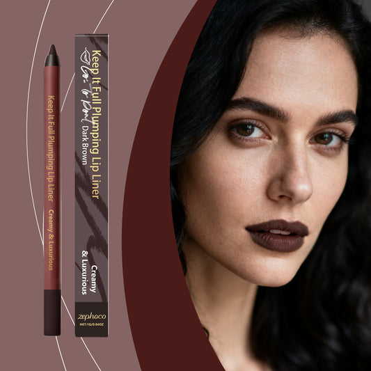 All-purpose Deep Brown Volumizing Lip Liner