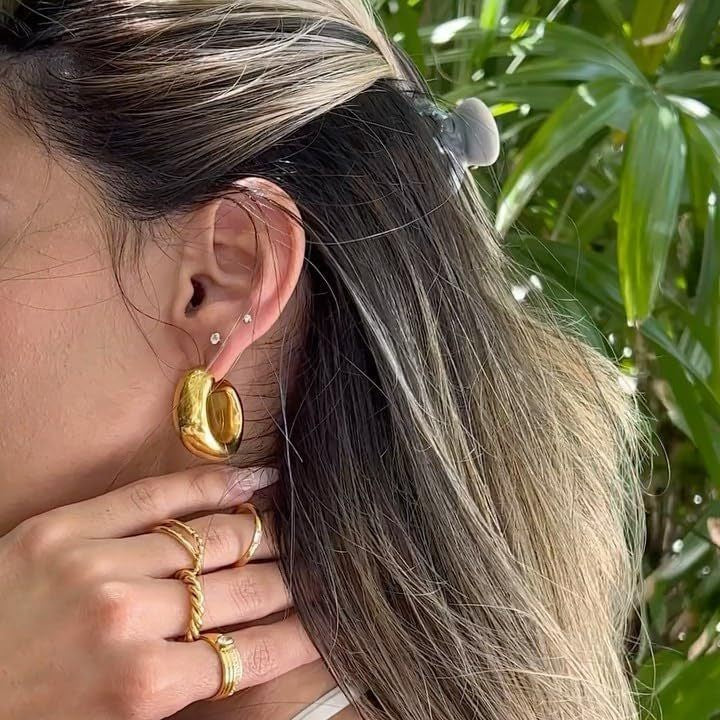 Euro-American Instagram-style Minimalist Light-luxury Versatile Ear Cuffs