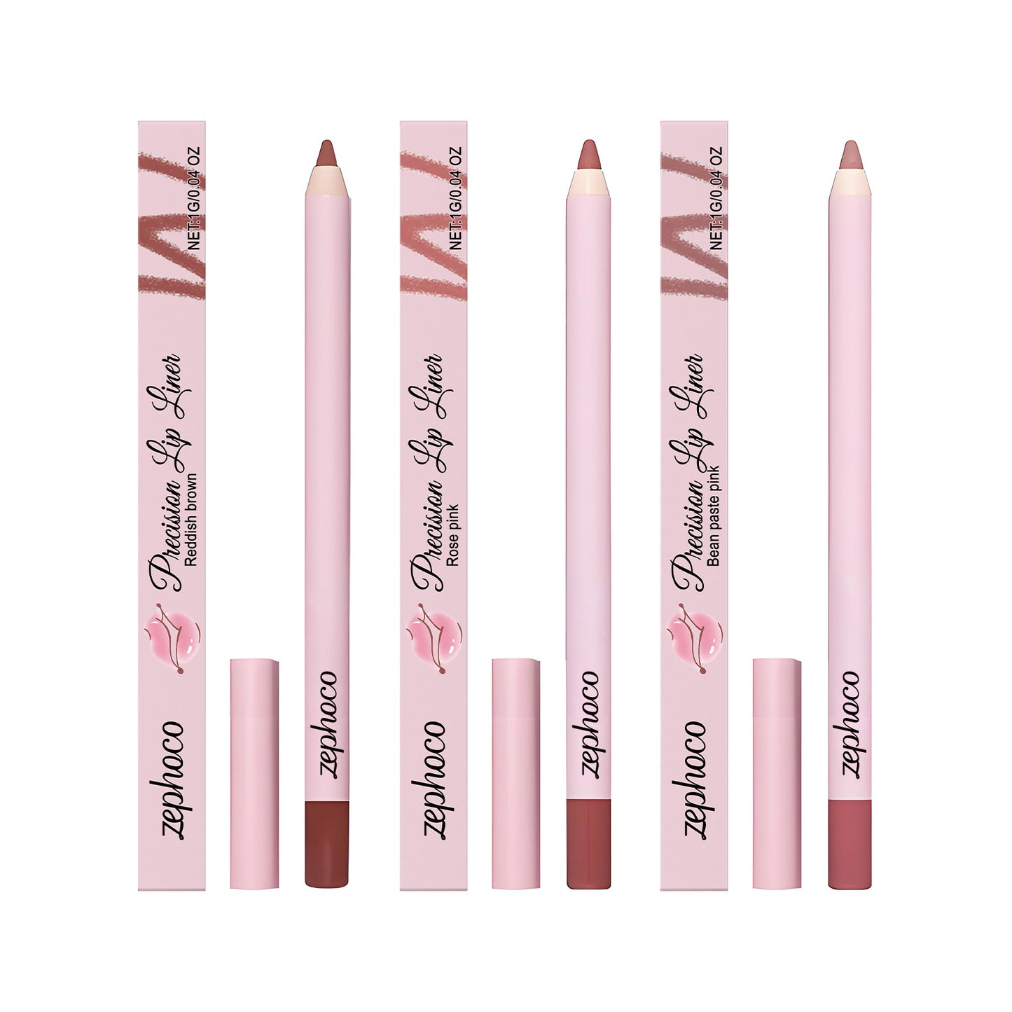 Color Rendering Lip Liner Series Outline Lip Shape Plump Lip Natural Easy To Color Portable Lip Liner