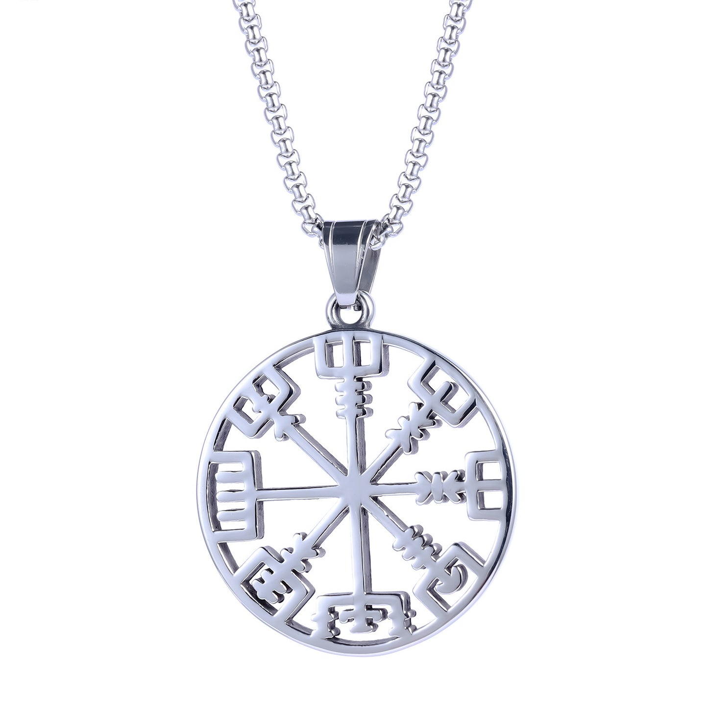 Runic Personality Retro Fashion Titanium Steel Pendant
