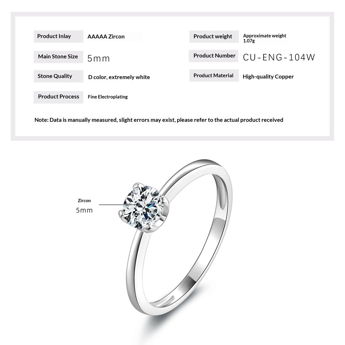 A Versatile Light-luxury Fashion Ring Featuring A Refined Geometric Design