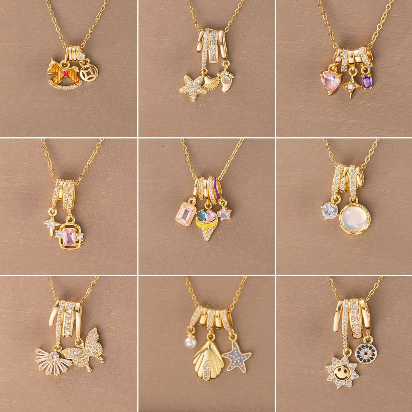 Sparkling Zircon Pendant Necklace For Women